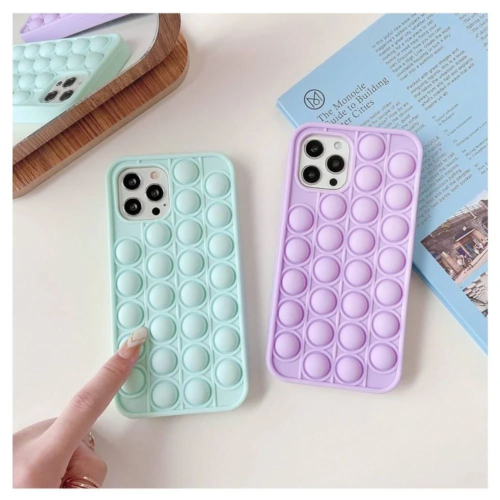 ✨NEW: iPhone 12 Mini Phone Cover | Fidget | Mint iPhone Case | Sensory Case